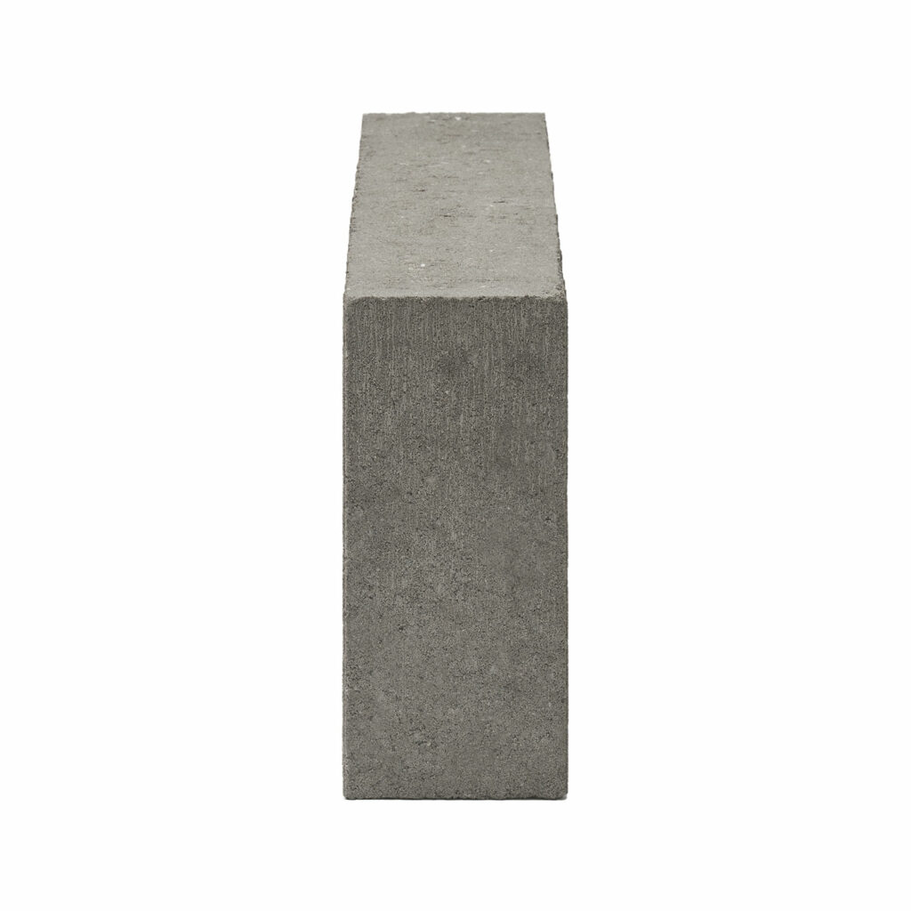 Side view of Ash GP concrete block by Lignacite
