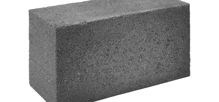 Side view of a Lignalite Block.
