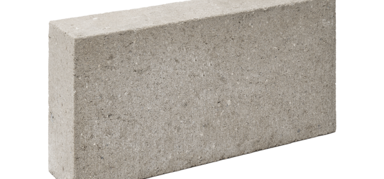 Side view of a Lignacite Paint Grade Block.