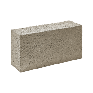 Side view of a Lignacrete High Strength Concrete Block