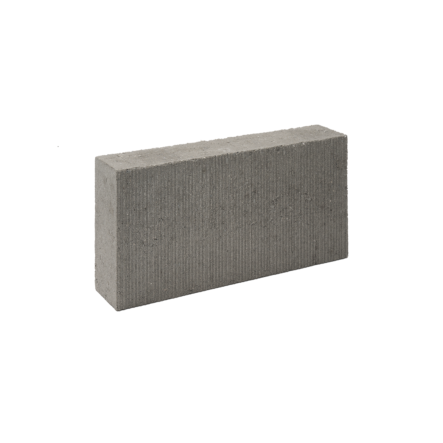 Diagonal side view of Ash GP concrete block by Lignacite