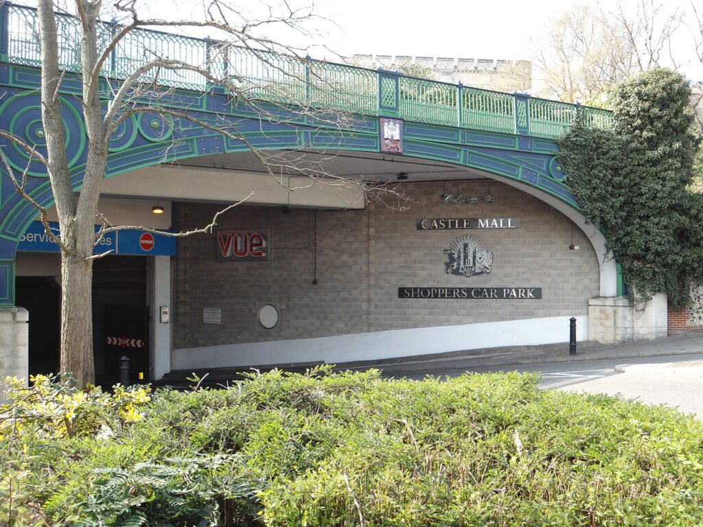 Castle Mall in Norwich containing Lignacite Concrete Blocks