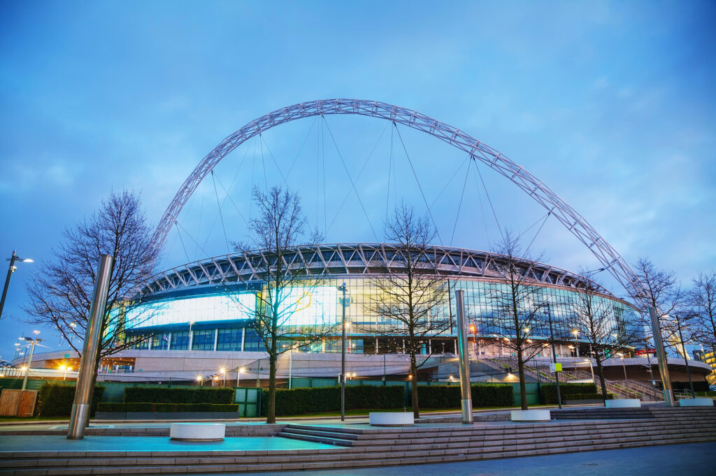 Lignacite Concrete blocks in the Wembley Stadium