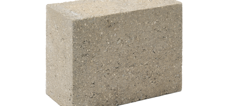 Side view of a Lignacrete Midi Block.