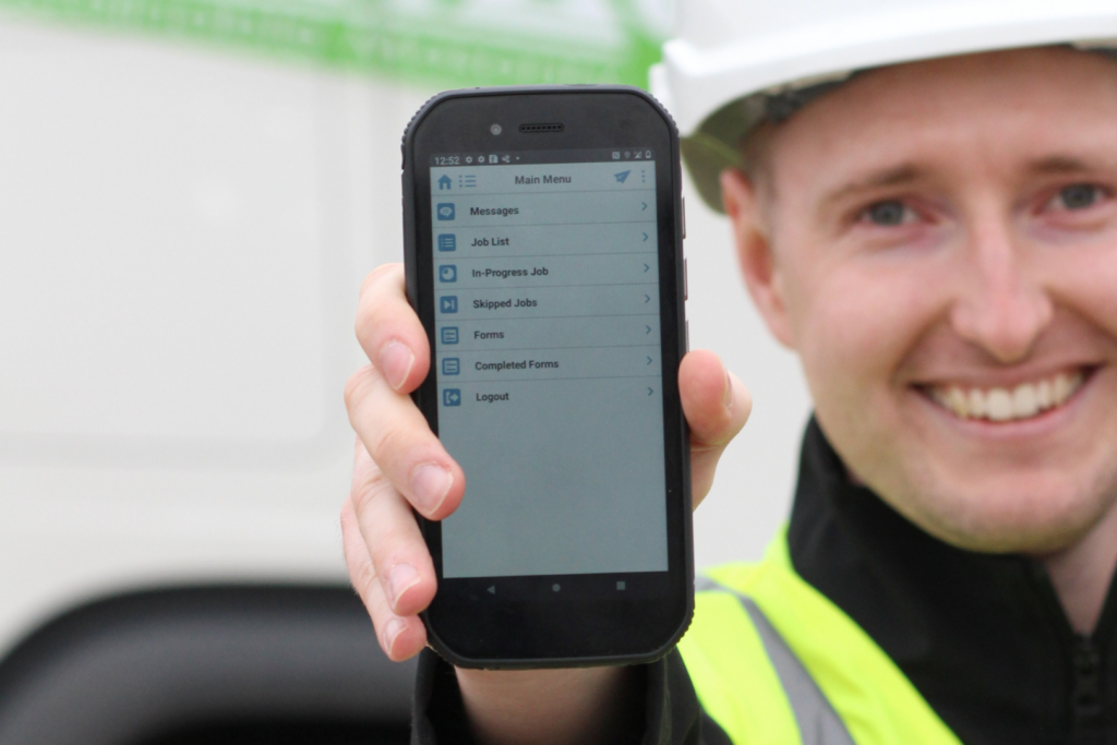 Lignacite paperless deliveries - construction industry