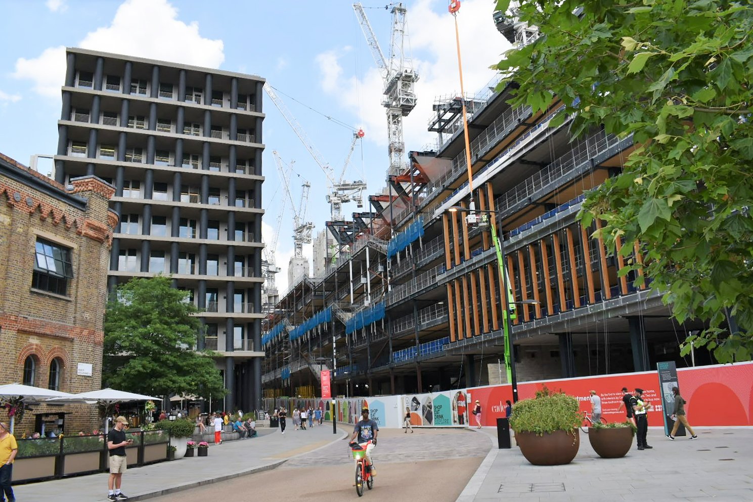 Lignacite concrete blocks - Google's London Headquarters