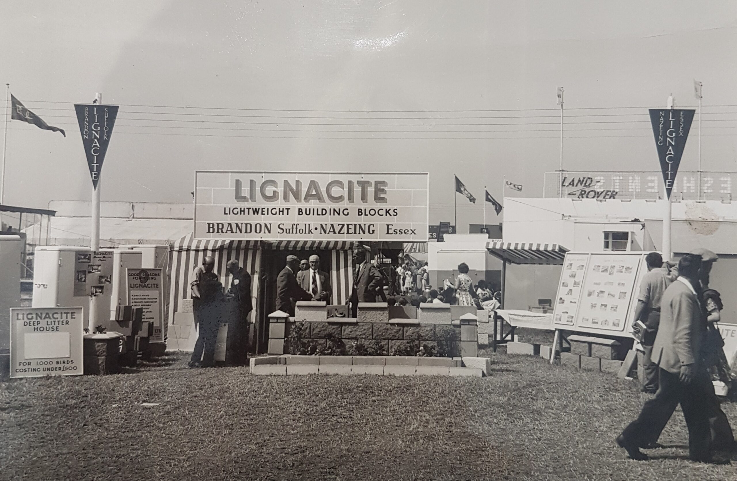 Lignacite at a Trade Fair