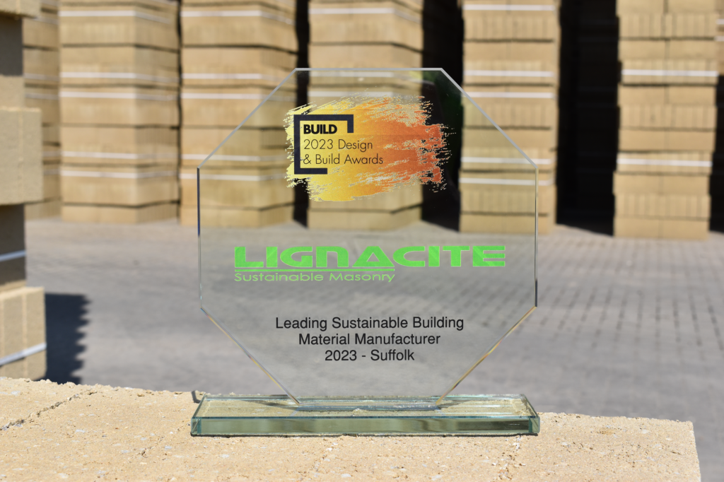 Lignacite named Leading Sustainable Building Material Manufacturer 2023 – Suffolk